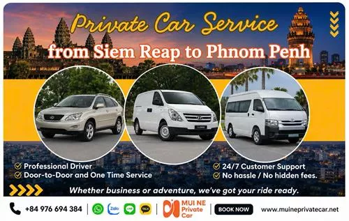 Siem Reap to Phnom Penh Private Car Transfer