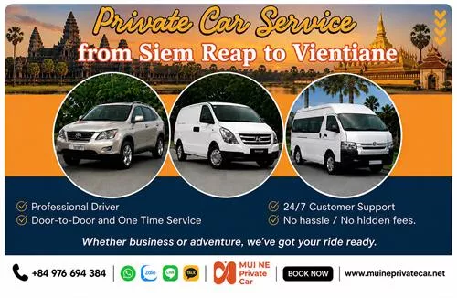 Private Car Siem Reap to Vientiane 