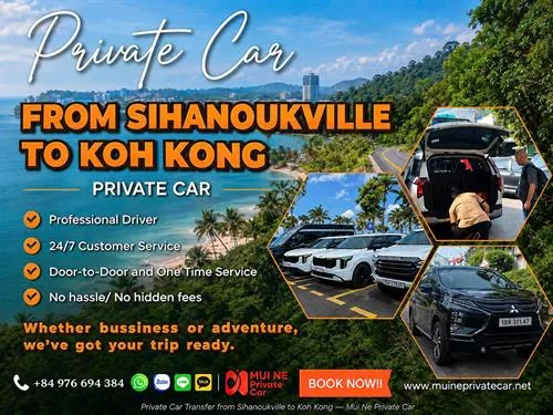 Sihanoukville to Koh Kong Private Car Transfer