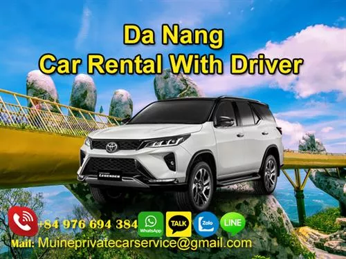 Danang Car Rental With Driver 