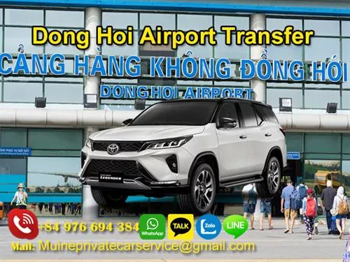 Private Car Transfer Service From Dong Hoi Airport