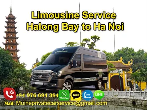 Luxury Limousine From HaLong Bay To Hanoi