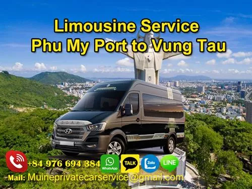 Luxury Limousine From Phu My Port To Vung Tau