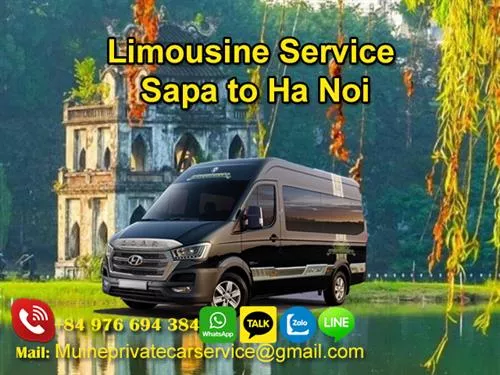 Limousine Service From Sapa To Hanoi