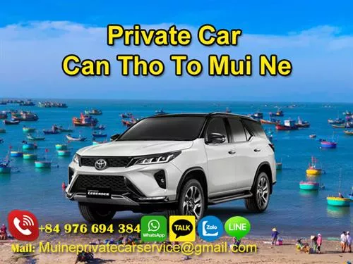 Private Car From Can Tho to Mui Ne