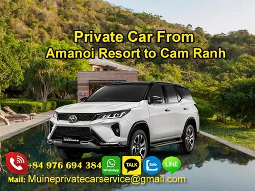 Private Car From Amanoi to Cam Ranh