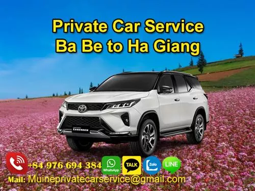Private Car From Ba Be To Ha Giang