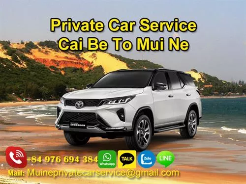 Private Car From Cai Be To Mui Ne