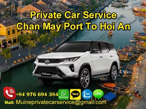 Private Car From Chan May Port To Hoi An 