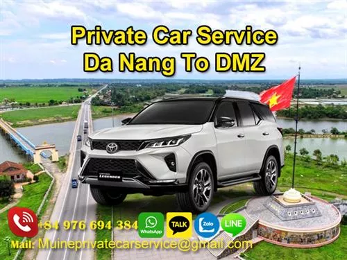 Private Car From Da Nang To DMZ