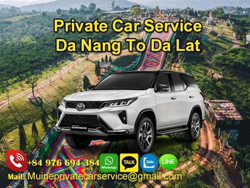 Private Car From Da Nang To Da Lat