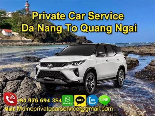 Private Car From Da Nang To Quang Ngai