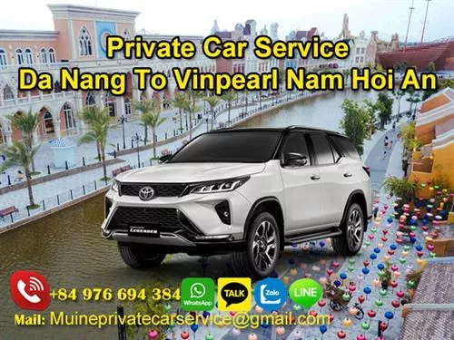 Private Car From To Vinpearl Land Nam Hoi An