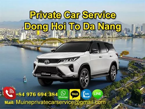 Private Car From Dong Hoi To Da Nang