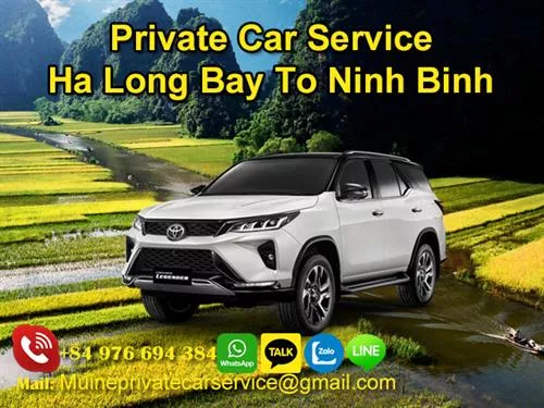 Private Car From Halong Bay To Ninh Binh