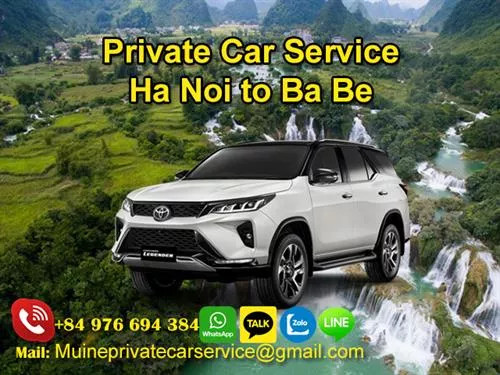 Private Car From Ha Noi To Ba Be