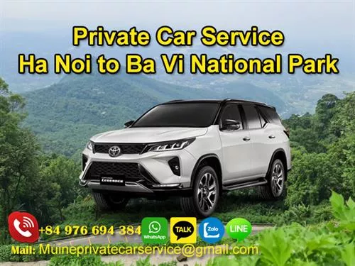 Private Car From Ha Noi To Ba Vi National Park