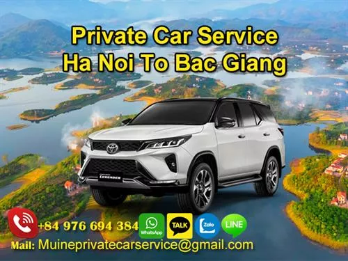 Private Car From Ha Noi To Bac Giang