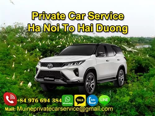 Private Car From Ha Noi To Hai Duong