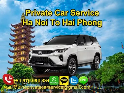 Private Car From Ha Noi To Hai Phong