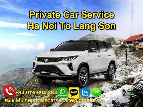 Private Car From Ha Noi To Lang Son