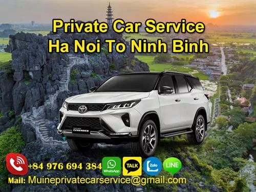 Private Car From Ha Noi To Ninh Binh