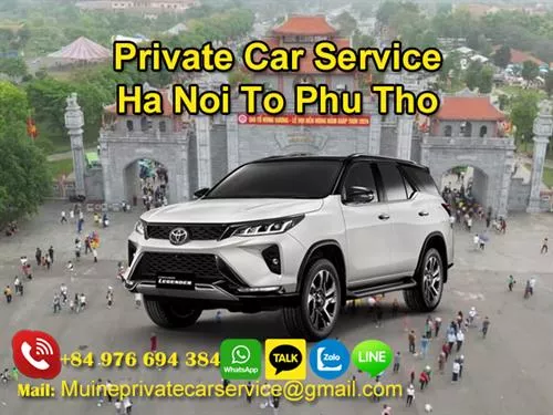 Private Car From Ha Noi To Phu Tho