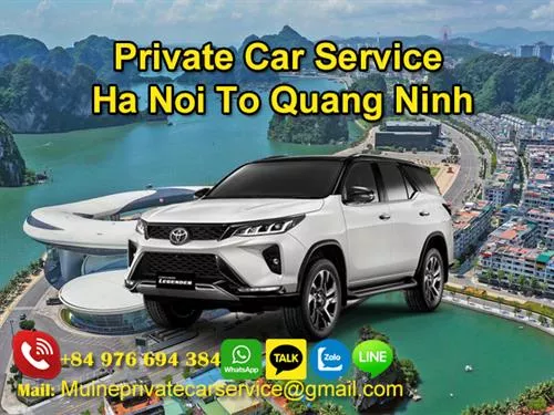 Private Car From Ha Noi To Quang Ninh