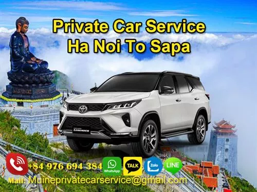 Private Car From Ha Noi To Sa Pa