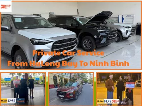 Private Car From Halong Bay To Ninh Binh