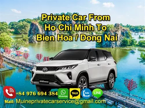 Private car from Ho Chi Minh To Dong Nai