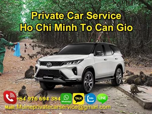 Private Car From Ho Chi Minh To Can Gio