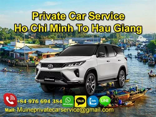 Private Car From Ho Chi Minh To Hau Giang