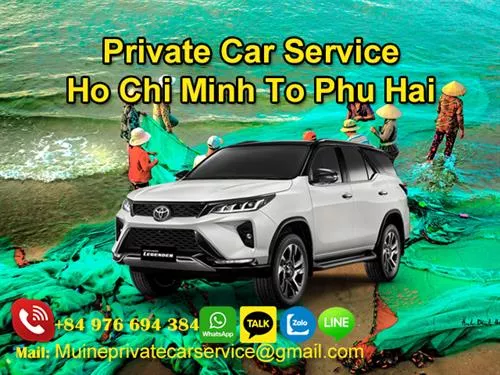 Private car from Saigon to Phu Hai