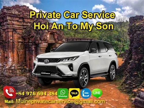 Private Car From Hoi An to My Son