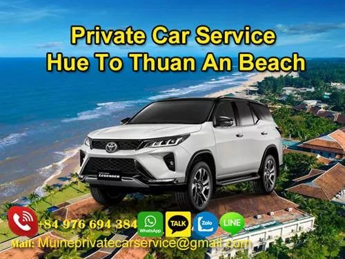 Private Car From Hue to Thuan An Beach