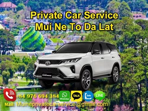 Private Car From Mui Ne to Da Lat Tour 1 Day