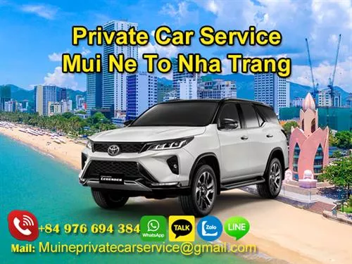 Private Car From Mui Ne To Nha Trang Tour 1 Day