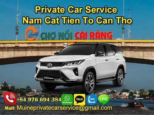 Private Car From Nam Cat Tien To Can Tho