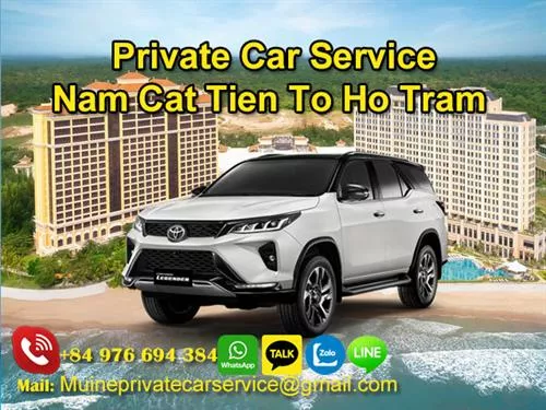 Private Car From Nam Cat Tien To Ho Tram