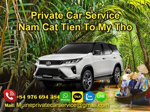 Private Car From Nam Cat Tien To My Tho