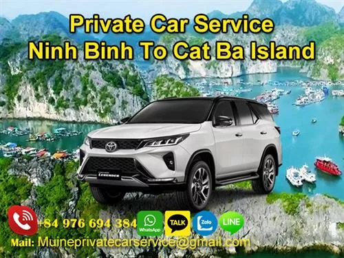 Private Car From Ninh Binh To Cat Ba island