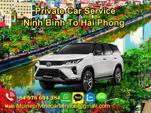 Private Car From Ninh Binh To Hai Phong