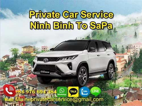 Private Car From Ninh Binh To SaPa