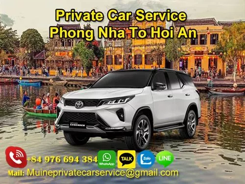 Private Car From Phong Nha To Hoi An