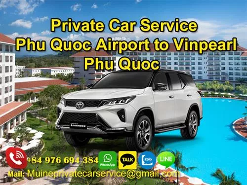 Private Car From Phu Quoc Airport To Vinpearl Phu Quoc