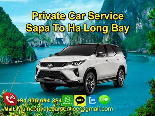 Private Car From Sapa To Halong Bay