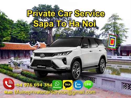 Private Car From Sa Pa To Ha Noi