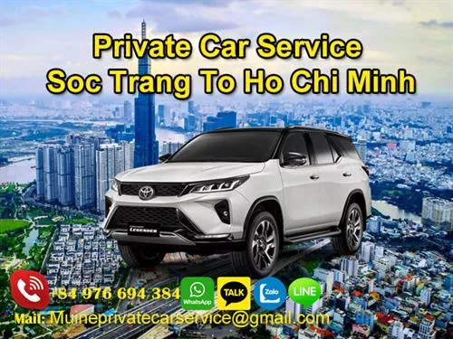 Private Car From Soc Trang To Ho Chi Minh