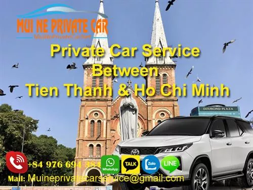 Private Car Rental From Tien Thanh to Ho Chi Minh